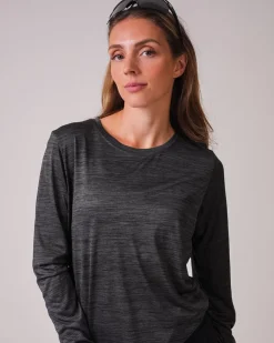 Essential Marl Long Sleeve Dark Grey Marl