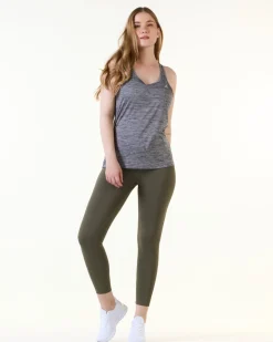 Essential Marl Tank Top Grey Marl