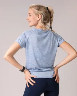 Essential Marl T-shirt Blue Airy Marl