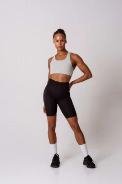 Essential Medium Support Bra Grey Block