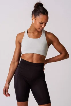 Essential Medium Support Bra Grey Block