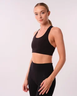 Essential Medium Support Bra Black