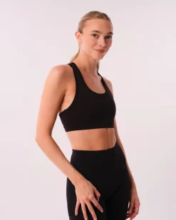 Essential Medium Support Bra Black