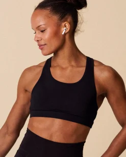 Essential Medium Support Bra White/Grey/Black 3-PACK