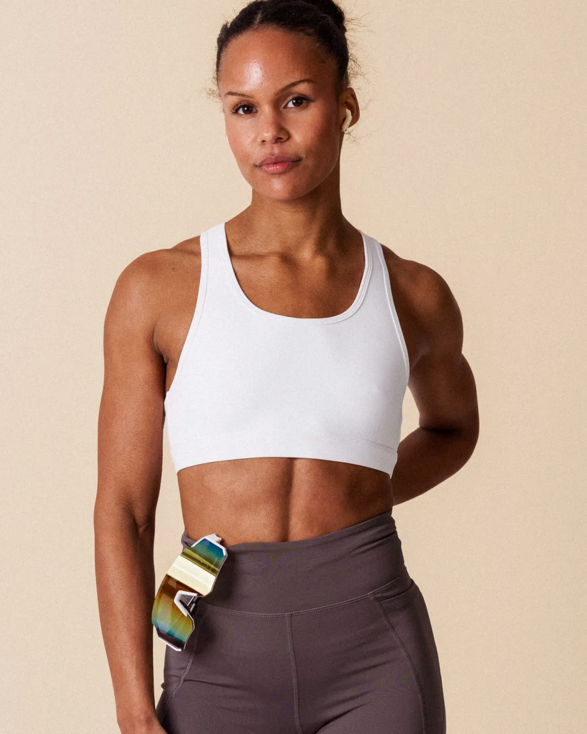 Essential Medium Support Bra White