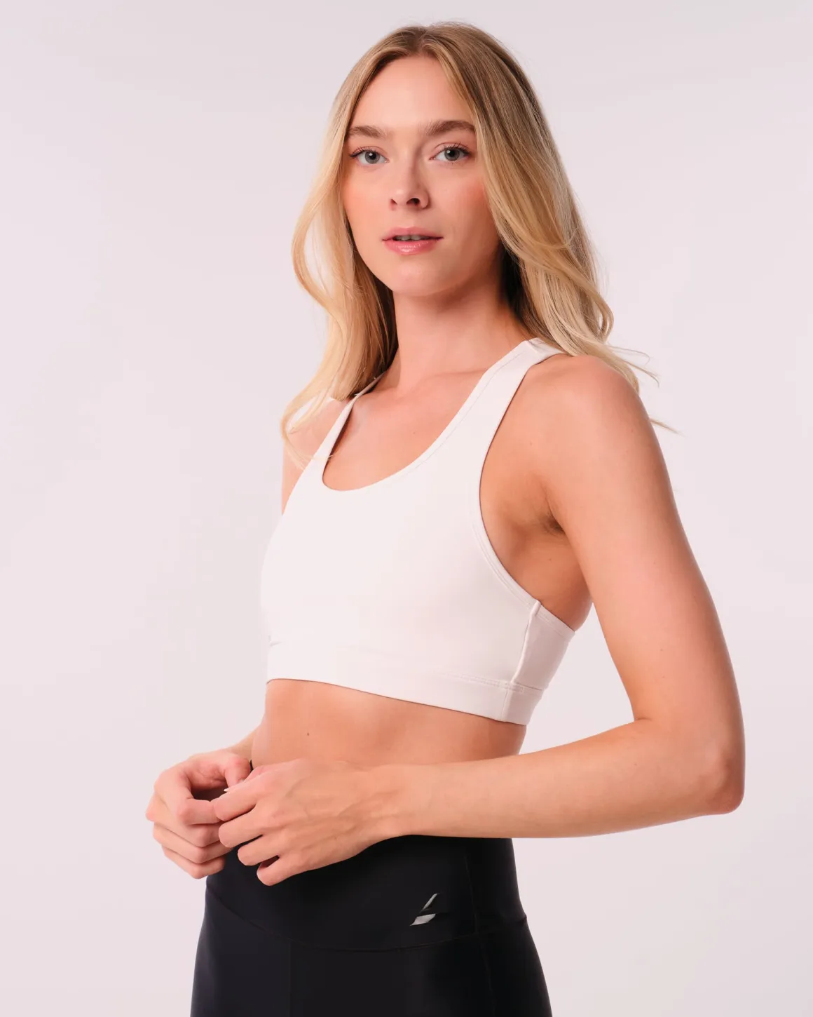 Essential Medium Support Bra White