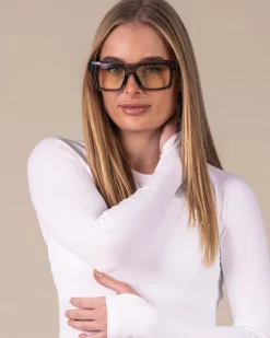 Essential Seamless Long Sleeve White Brilliant