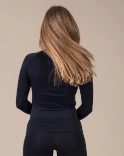 Essential Seamless Long Sleeve Black Beauty