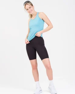 Essential Seamless Tank Top Blue Milky