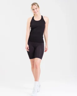 Essential Seamless Tank Top Black Beauty