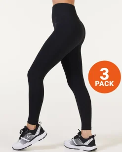 Essential Seamless Tights Black 3-PACK