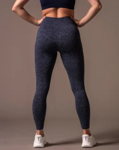 Essential Seamless Tights Blue Navy Marl