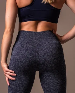 Essential Seamless Tights Blue Navy Marl
