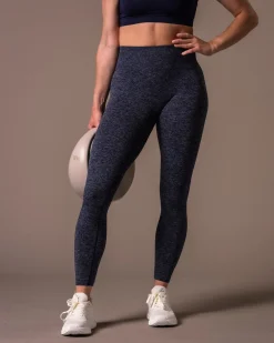 Essential Seamless Tights Blue Navy Marl