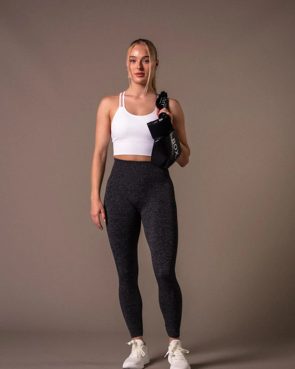 Essential Seamless Tights Dark Grey Marl