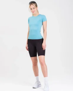 Essential Seamless T-shirt Blue Milky