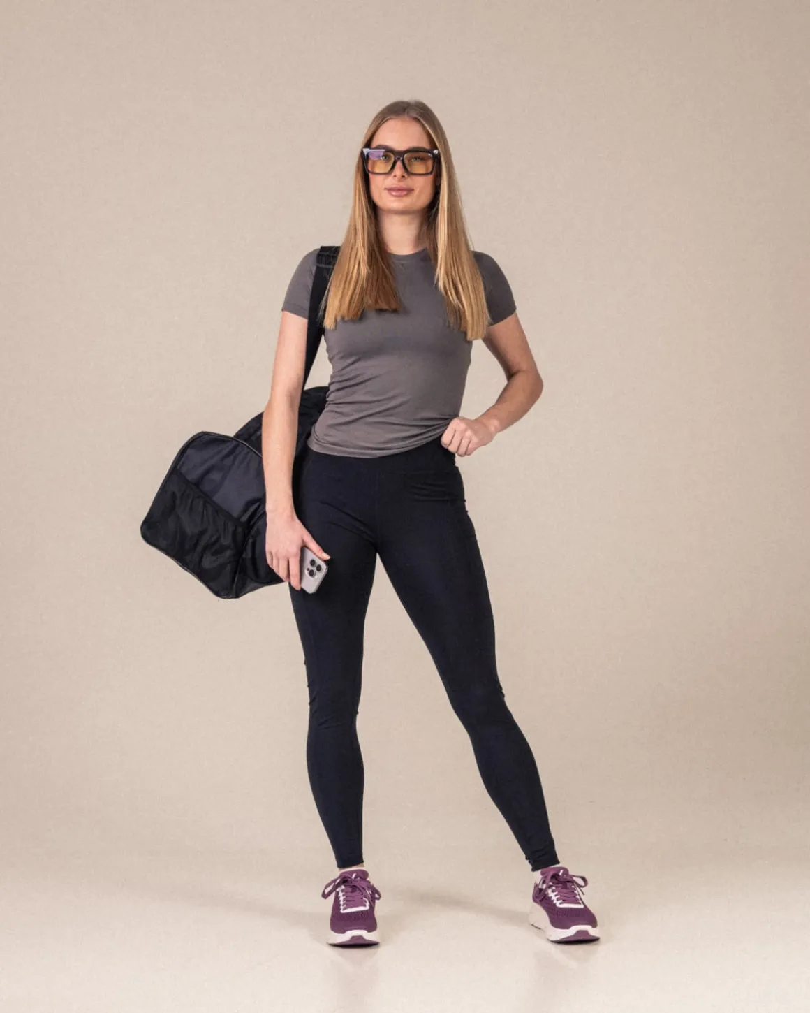 Essential Seamless T-shirt Grey Granite