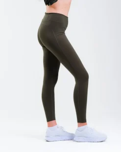 Essential Training Tights Green Forest