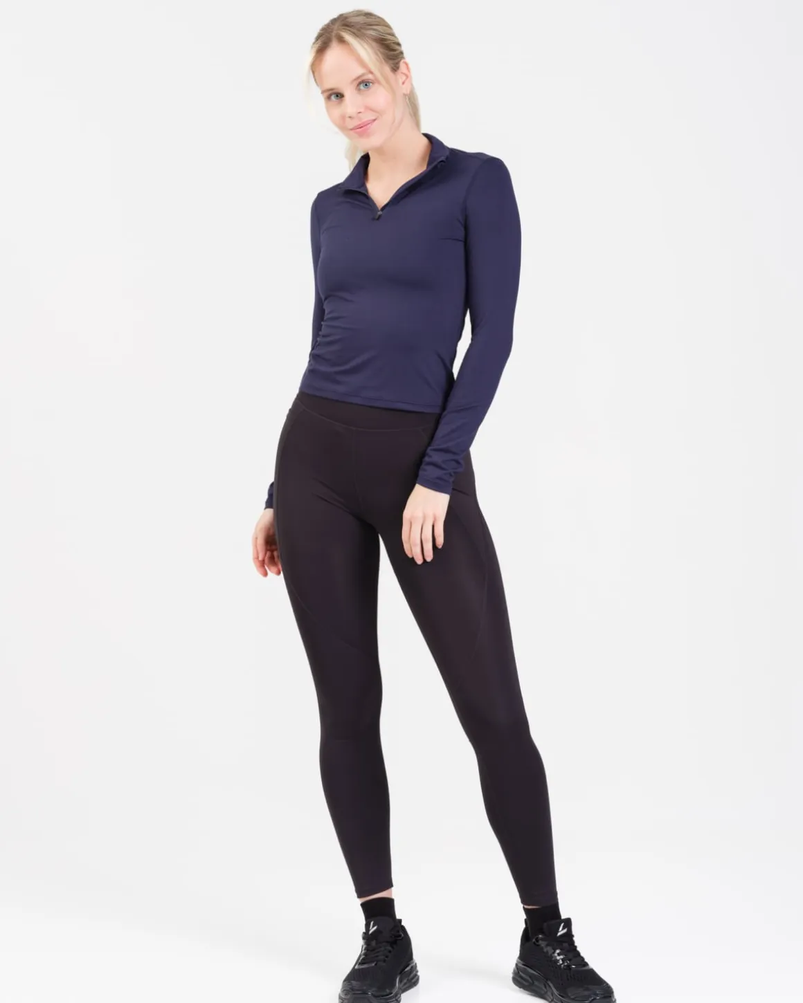 Essential 1/4 Zip Sweater Blue Navy