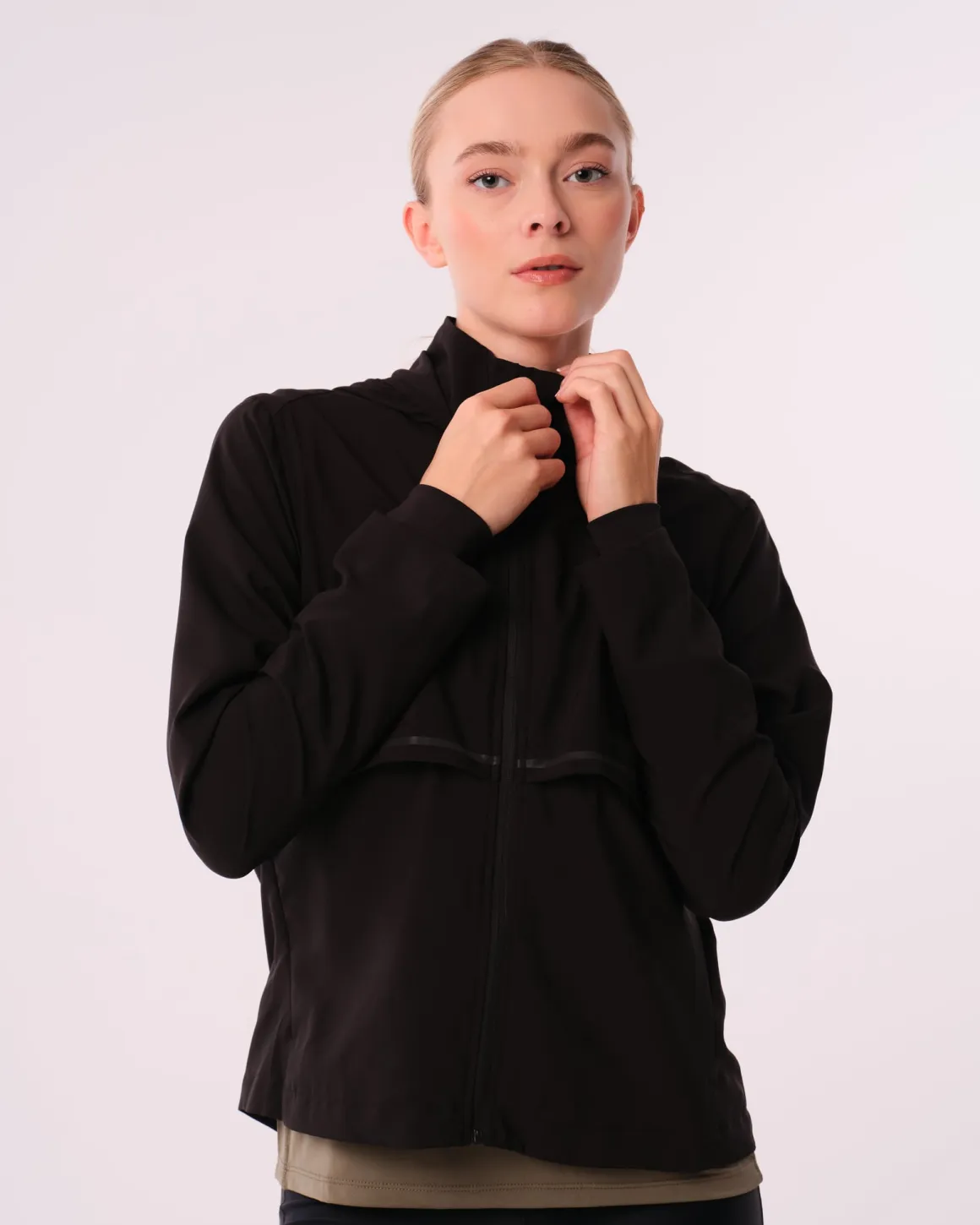 Fast Track Running Jacket Black Reflective