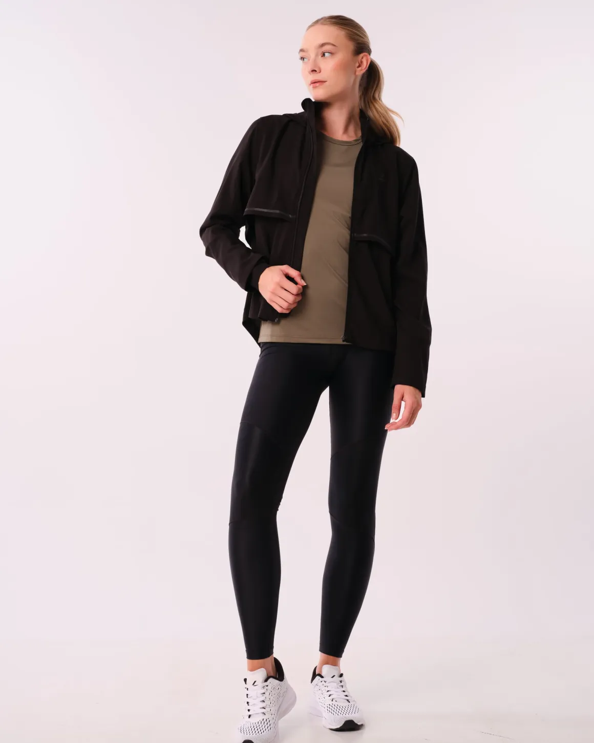 Fast Track Running Jacket Black Reflective