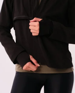 Fast Track Running Jacket Black Reflective