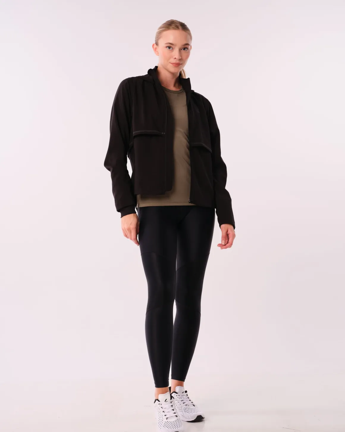 Fast Track Running Jacket Black Reflective