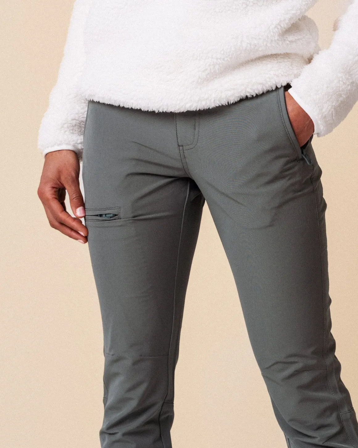 Flexible Outdoor Pants Green Balsam