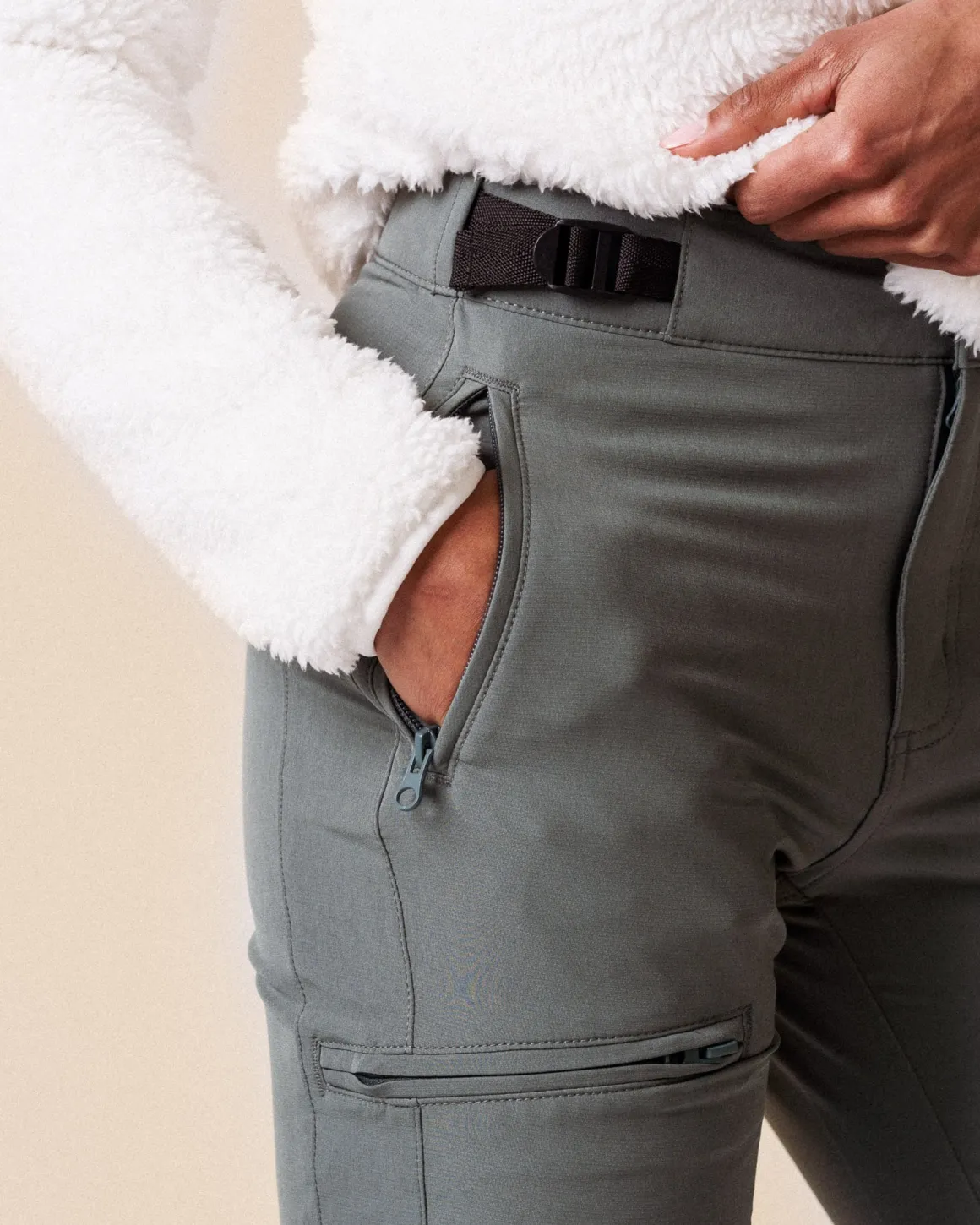 Flexible Outdoor Pants Green Balsam