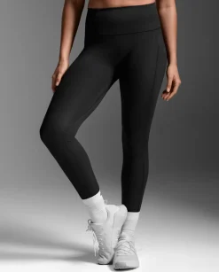 Fluid Hi-Rise Tights Black/Black