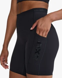 Form Stash Hi-Rise Bike Shorts Black/Black