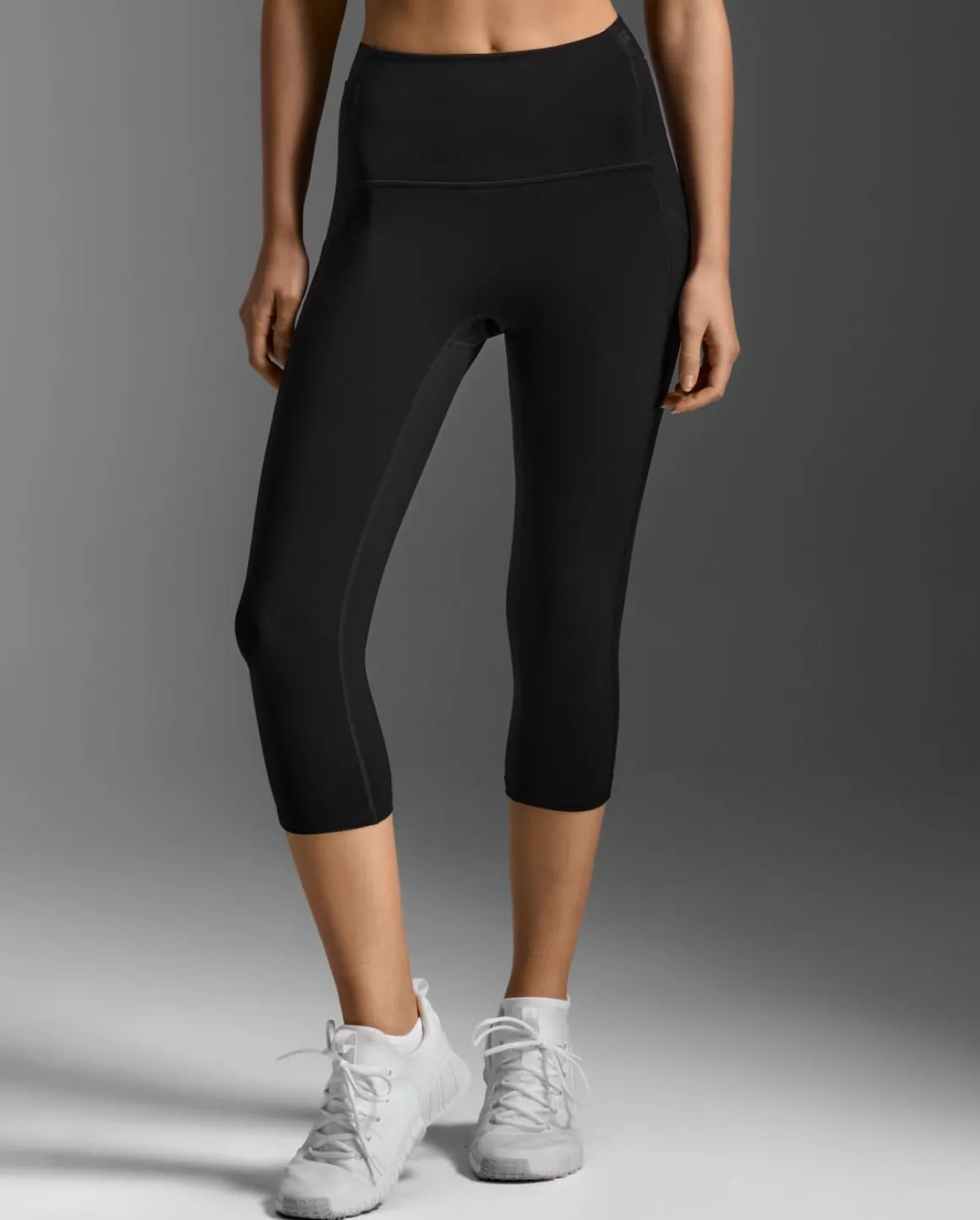 Form Stash Hi-Rise Comp 3/4 Tights Black/Black