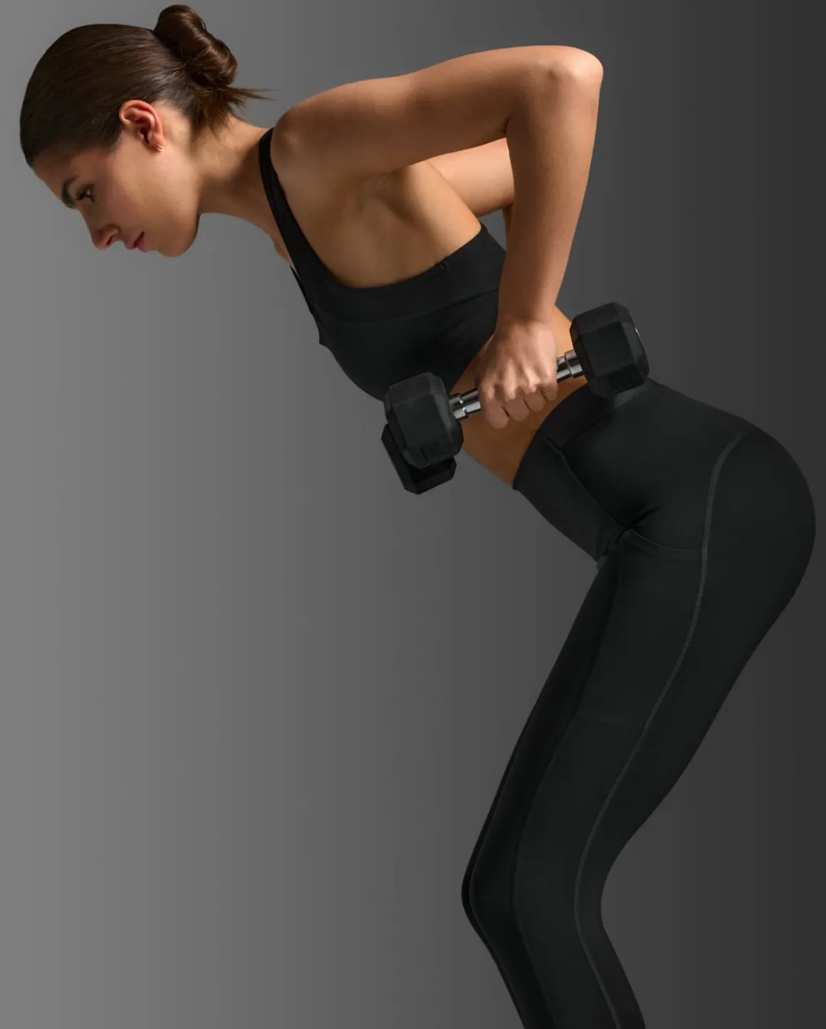 Form Stash Hi-Rise Comp 3/4 Tights Black/Black