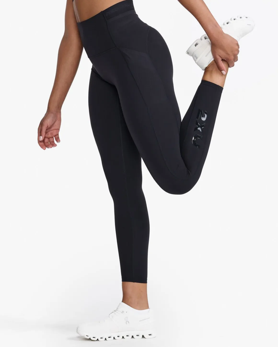Form Stash Hi-Rise Comp Tights Black/Black