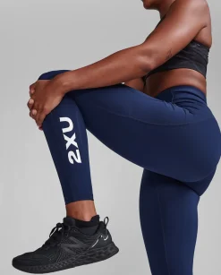 Form Stash Hi-Rise Comp Tights Midnight/White
