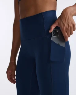 Form Stash Hi-Rise Comp Tights Midnight/White