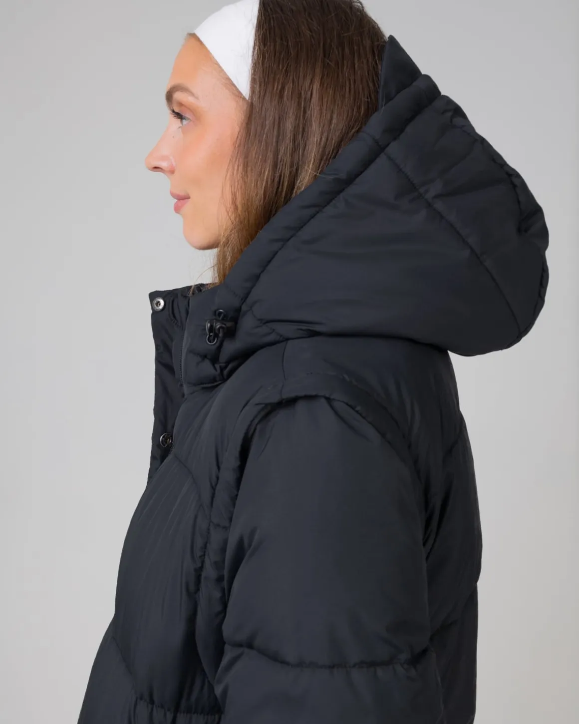 Frost Multiway Puffer Jacket Black 2-PACK