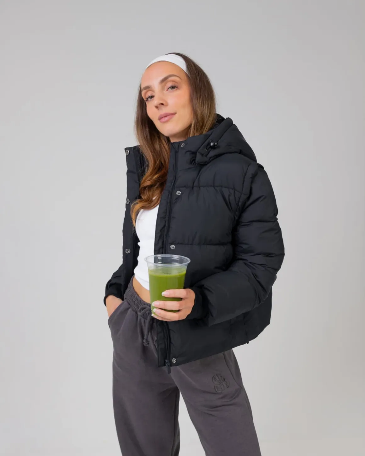Frost Multiway Puffer Jacket Black 2-PACK
