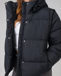 Frost Multiway Puffer Jacket Black 2-PACK