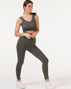 Generation Rib Tights Dark Green