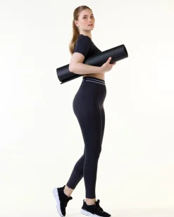 Gravity Logo Seamless Tights Grey Iron Marl