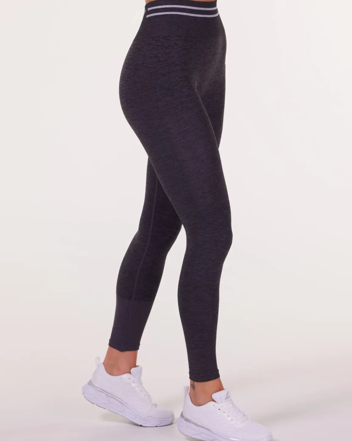 Gravity Logo Seamless Tights Grey Iron Marl