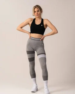 Gravity Seamless Tights Mid Grey Marl