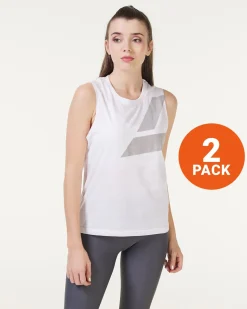 Harper Tank White 2-PACK