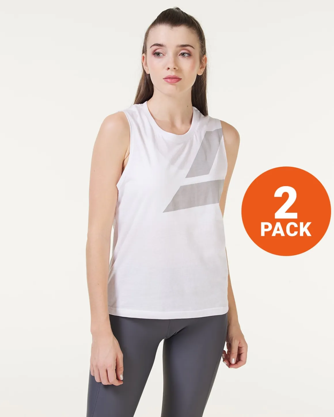 Harper Tank White 2-PACK