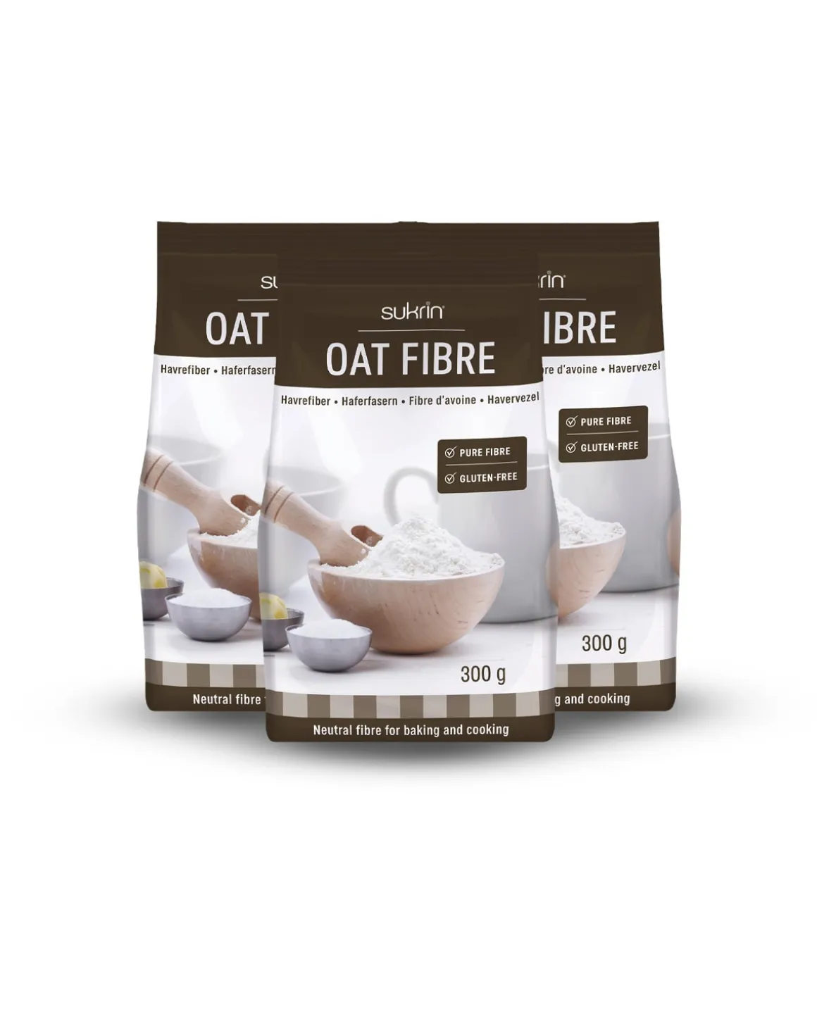Havrefiber 3x300g