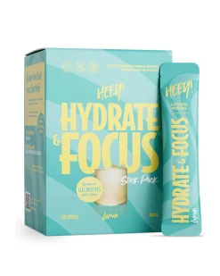 Heey! Hydrate & Focus Electrolytes Lemon Stick Pack 2x30stk