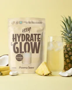 Heey! Hydrate & Glow Elektrolytter Ananas Kokos 240 g