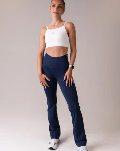 Hero High Rise Flare Pants Navy Blue