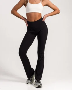Hero V-Back Flare Pants Black